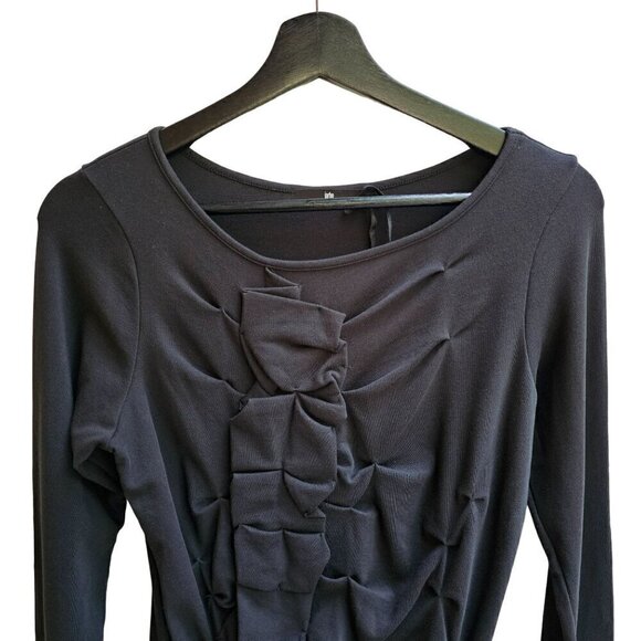 Jarbo Women's Long Sleeve Ruched TopPima Cotton & Lycra Made In Peru, Size Small - Picture 6 of 10